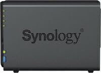 Synology DS223 - Discstation NAS a 2 bay (Realtek RTD1619B quad-core 2 GB Ram 1 porta LAN RJ-45 1GbE) 32 TB bundle con 2 dischi rigidi da 16 TB