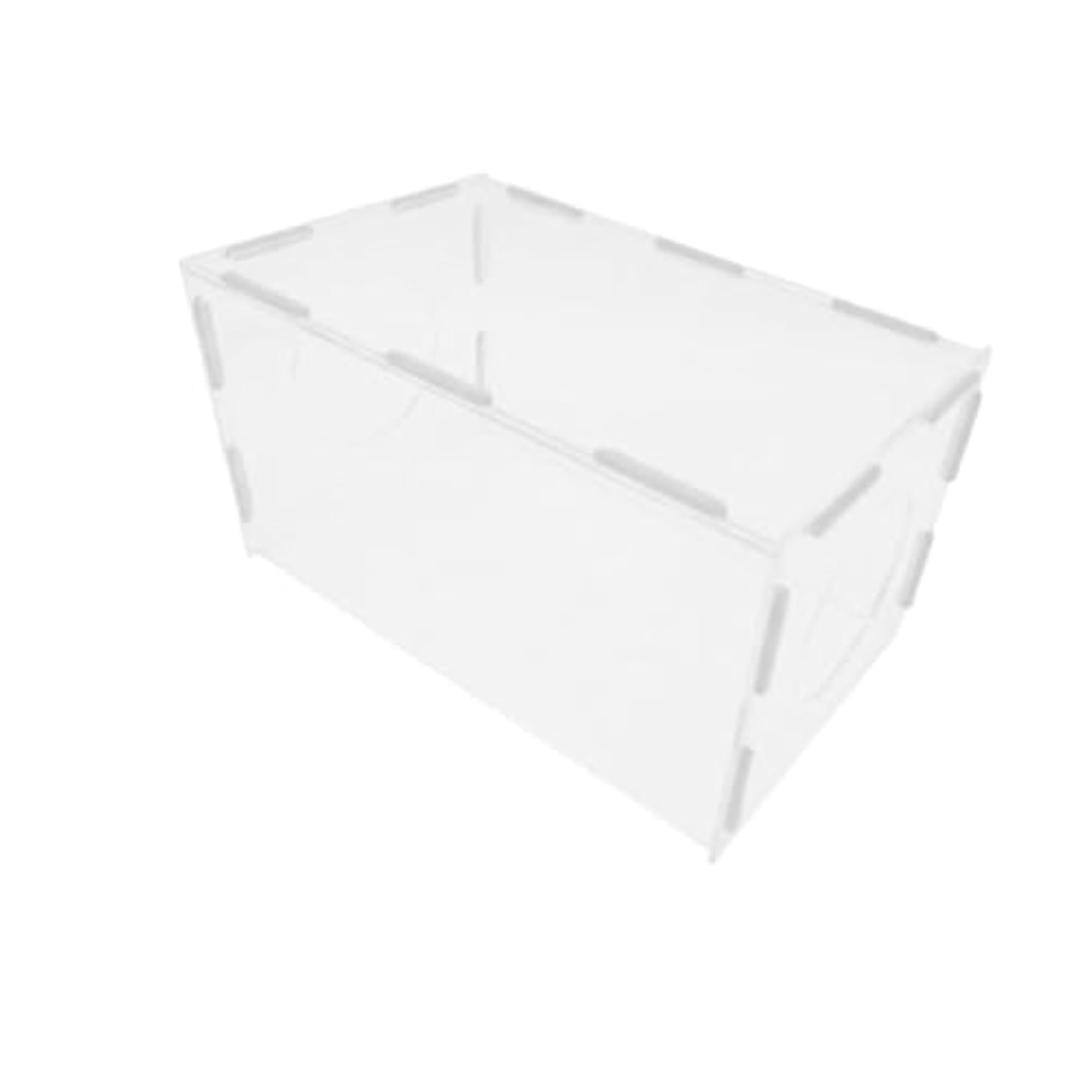 Transparent Rectangular Acrylic Dust Cover Box