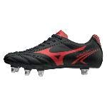 Mizuno Monarcida Rugby Si - Scarpe da Ginnastica Basse Uomo, Multicolore (Black/Red 001), 40 EU