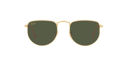 Image of Ray-Ban Unisex Sunglasses Antique Gold Frame, Brown Lenses, 47MM