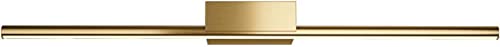 Aplique de pared moderno , Apliques de pared, luz de espejo, lámpara de tocador LED for baño, latón, luz de espejo en V, con pantalla de acrílico, neutro, luces de gabinete con espejo retro, luz LED f