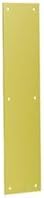 Schlage 15 in. L Bright Brass Brass Push Plate