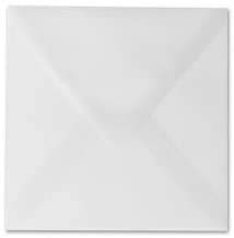 Quadratische Briefumschläge 12,5 X 12,5 Cm – Weiß, Naßklebend | 25 Stück Für Hochzeit, Taufe & Feiern