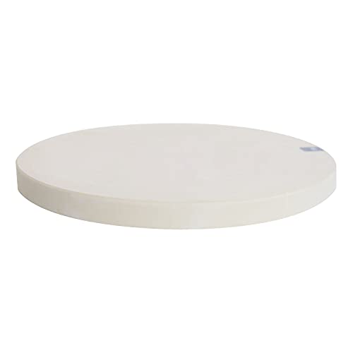 Notrax Sani-Tuff Premium Round Cutting Board, Professional Grade 12", Beige (T45S4R12BF)
