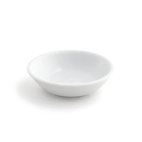FOH DSD018WHP23 White 1 Ounce Round Dish - 12 / CS