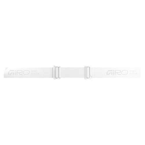 Image of Giro Method Ski Goggles - Snowboard Goggles for Men, Women, Youth - White Stacked - Vivid Emerald & Vivid Infrared