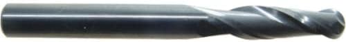 Magnate 1968 2 Flute Ball Nose Spiral Up-Cut Router Bit - 1/4" Cutting Diameter, 1" Cutting Length
