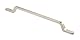 GTV - Möbelgriff FLAVIO - Griff Griffe Möbelgriffe - Bohrlochabstand 128 mm - Zamak - Edelstahloptik
