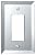 C.R. LAURENCE GMP12C CRL Clear Decora Glass Mirror Plate