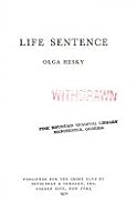 Life sentence 0385000901 Book Cover