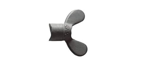NS Brake Rod Nut for Yamaha RX 100 and RX 135 (Wing) (Silver)-image-4