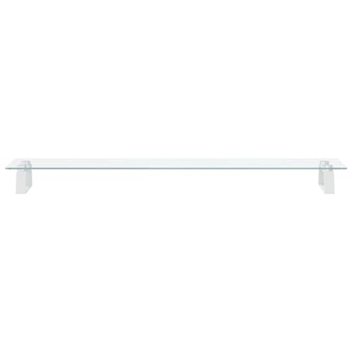 Support de moniteur blanc pour éviter le mal de dos sur bureau - 5