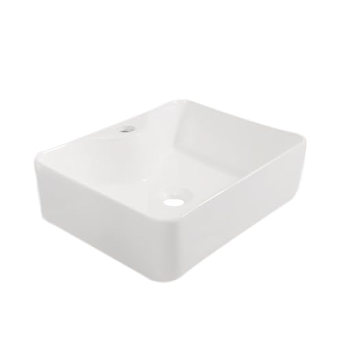 Tu Ye Lavabos sobre encimera, Fregadero de cerámica for baño, Lavabo Rectangular, Lavabo de cerámica for baño Moderno, Lavabo sobre encimera, Lavabo de cerámica, Fregadero de Estilo rústico