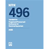 Paperback NFPA 496 Standard for Purged and Pressurized Enclosures for Electrical Equipment 2021 ed. Book