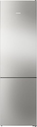 Siemens KG39N2IAG, iQ300, Freistehende Kühl-Gefrier-Kombination, Gefrierbereich unten, 363 l, Total noFrost, hyperFresh, extrem leise, LED Beleuchtung, 203 x 60 cm, Gebürsteter Stahl AntiFingerprint