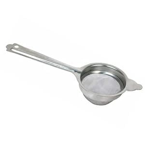 Image of Tea Strainer Stainless Steel 8 cm Medium - Fine Mesh Chai Chalani, Tea Filter for Cup, Coffee Strainer, Rust Resistant Kitchen Siever