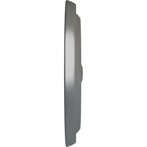 Image of 9 5 /8 inchOD x 1 1 /8 inchP Maria Ceiling Medallion (Fits Canopies up to 1 3 /4 inch), Silver