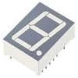 LED Displays amp; Accessories Single Yellow 588nm Common Cathode Pack of 10 (SC08-21YWA)