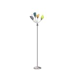 LIGHTACCENTS Medusa Floor Lamp with 5 Colorful Gooseneck Shades – Adjustable Standing Lamp for Bedroom, Kids Room, Dorm, or Classroom – Modern Acrylic Light with Rotary Switch - Image 4