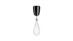 Braun Edelstahl-Schneebesen Aufsatz MQS 050 BK mit EasyClick Plus System - Zubehör für Braun Stabmixer MultiQuick 7 und 9, BPA-frei, Schwarz