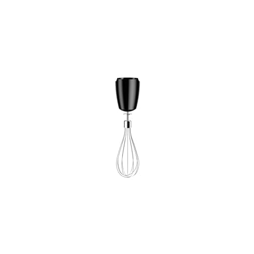 Braun Edelstahl-Schneebesen Aufsatz MQS 050 BK mit EasyClick Plus System - Zubehör für Braun Stabmixer MultiQuick 7 und 9, BPA-frei, Schwarz