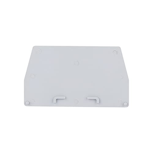 Cubierta de extremo para conector de cable, placa de barrera y terminales carril DIN 2