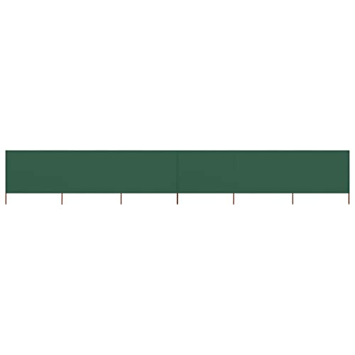 Protector de viento modular 6 paneles largo 800 cm paravientos verde jardín exterior 3