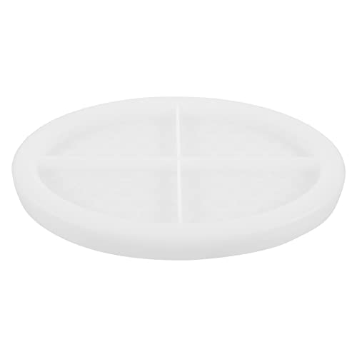 Housoutil 3 Piezas Molde de Silicona Ovalado para Diy Herramientas de Manualidades para Soportes de Joyas Portacandelas y Decoración