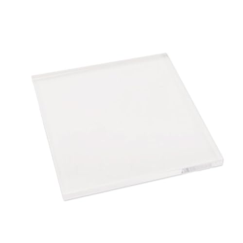 LALAFINA Stamping Tool Stamping Pad Easy Handle Square Shape Ideal for Scrapbooking