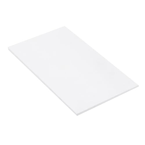 Image of Expanded PVC Plastic Sheet 1 /4 inch Thick, 6 inchx12 inch Lightweight Rigid Foam Sheet, [for Crafts Signage Displays Digital Screen Printing] - White / 1 Pcs