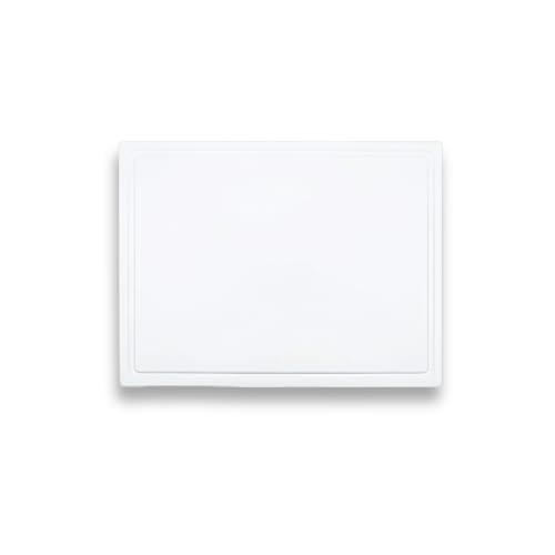 Tabla de Cortar Premium Polyslice HDPE Rectangular Blanca miniatura 1