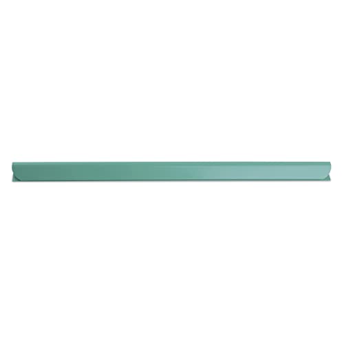 DONAU Universal Klemmschienen / 10 Stück/Klemmschiene DIN A4/ 4mm für circa 40 Blatt/Klemmleiste für Sichtschutzstreifen/Befestigungs-clips/PVC Kunststoff/Grün