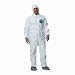 Tyvek Ty122S-Lg Coveralls With Elastic Wrist/Ankle & Hood/Boot, Large, 25/Case.
