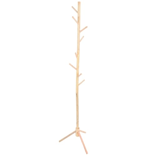 MUELODSIC Perchero Madera Triangular Desmontable Estructura Resistente y Diseño Artístico para Entrada y Dormitorio Soporte Multifuncional para Ropa Abrigos y Accesorios Decoración Práctica