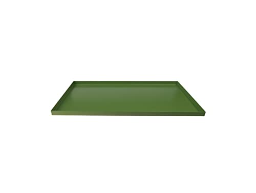 Ollas Agnelli Pastelería y Pizza Bandeja Rectangular, Antiadherente, Revestimiento para panificatori con Bordes Rectos