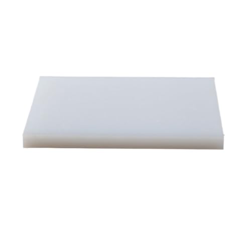 Fogli di plastica di grado industriale, piastra di plastica da 1 pezzo, piastra di scorrimento, piastre di nylon bianco, foglio di gomma dura, materiale ingegneristico in foglio estruso PA6 (10x200x20
