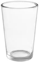 Vaso de Cristal Caña Lisa 170ml – Set 6 Unidades – Vasos Económicos Transparentes para Cañas