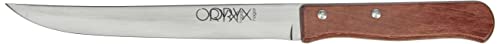 Oryx 5800075 Cuchillo Montana Cocina Hoja Acero Inoxidable 15 Cm. Mango Madera, 7 Litros, 18/8 Stainless Steel, Metal