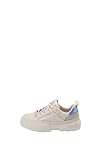 Buffalo Damen Skater Sneaker RSE-Fox-LO, Damen Sneaker,Sportschuhe,Freizeitschuhe,Turnschuhe,Laufschuhe,Cremefarben (Cream/Purple),37 EU / 4 UK
