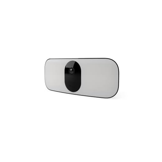 Arlo Caméra de Surveillance Floodlight avec Projecteur LED, WiFI, Sans Fil, Vidéo 2K, Étanche, Audio Bidirectionnel, Détection Automatique, Vision Nocturne Couleur, Sirène, Inclus 90 jrs Arlo Secure