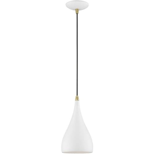 Livex Lighting 41171-13 Amador Mini Pendant, Antique Brass
