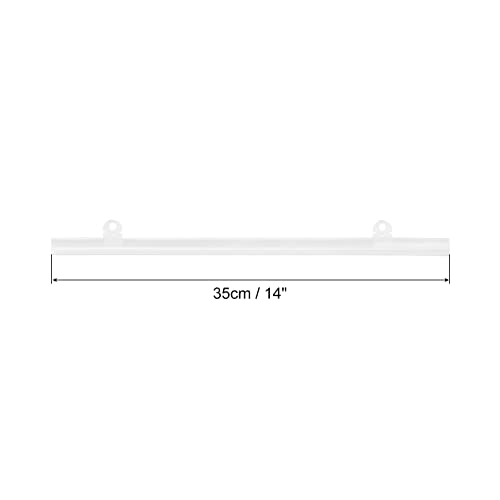 Image of MECCANIXITY PVC Poster Hanger Strip 35cm /14inch Clear with Clips, 4 Set