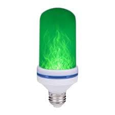 DASYA ENTERPRISES® E27/E26/B22 LED Flame (Flickering) Light Bulb 108 pcs small LED inbuilt in Flame Light, Atmosphere Lighting, Decorative Light for Halloween, and Party