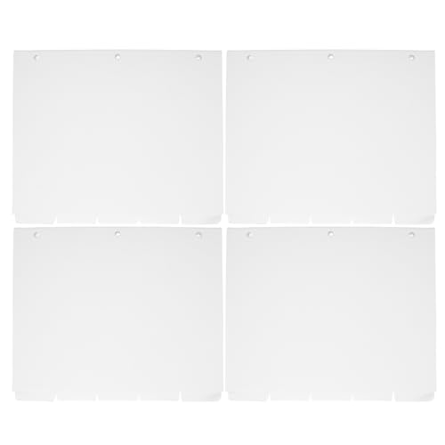 Separadores para cuaderno de 5 pestañas en papel blanco, ideales para organizar tus apuntes
