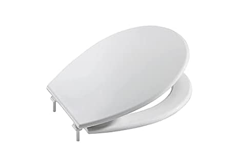 Roca Victoria Soft Close Seat Cover - White (45x36x6 cm) | Oval Shaped Lacquered seat and cover for toilet | RE80P397001 (B0C3GWTHDX) Amazon Price History, Amazon Price Tracker