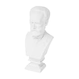 Détails : le buste présente des détails qui donnent vie à l'image du musicien, ce qui en fait un point focal dans n'importe quelle pièce, décoration de statue de bureau, petite statue de buste en résine