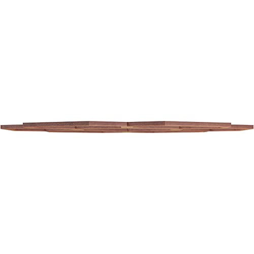 Image of Ekena Millwork 16 inchOD x 5 5 /8 inchID x 3 /8 inchT Florin Wood Fretwork Pierced Ceiling Medallion, Walnut