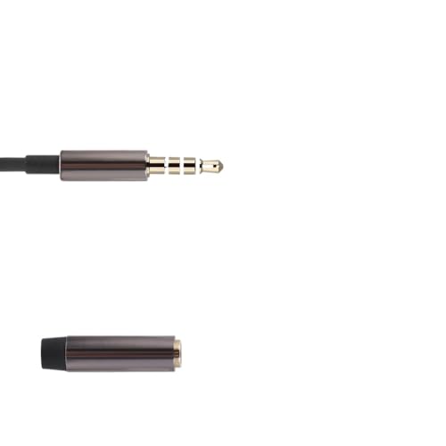 Cable de extensión audio Jack 3.5mm macho a hembra 1m rojo miniatura 3