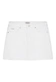 En denim GUESS W6RD0QD6521 Jupe courte en coton pour femme, Blanc, 30