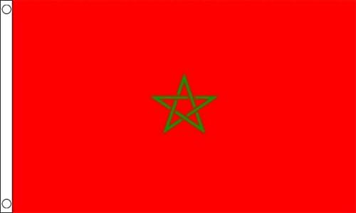 Flagtex Morocco Flag 5ft x 3ft (150cm x 90cm) - Image 2